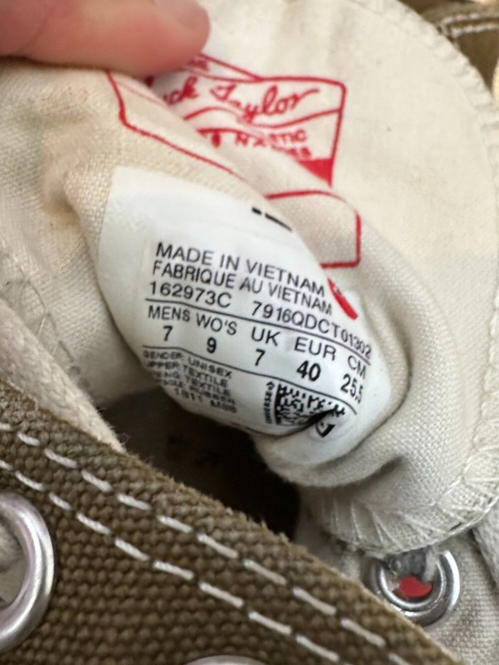 Converse x Comme Des Garçons Play Chuck 70 Hi "Multi Hearts Green" sneakers, 9 - Picture 11 of 11